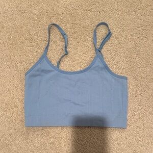 PINK Victoria's Secret Blue Crop Top